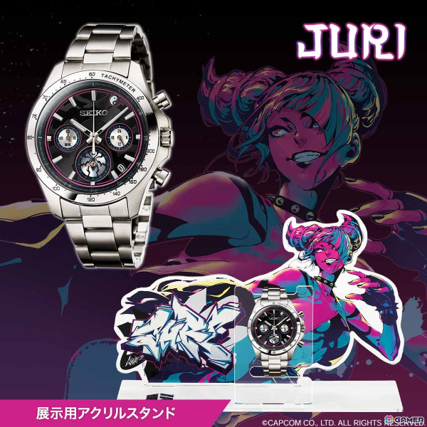 「ストリートファイター6」とセイコーのコラボウオッチが販売開始！限定数2000点で春麗とキャミィ、ジュリをイメージした全3モデルがラインナップの画像4