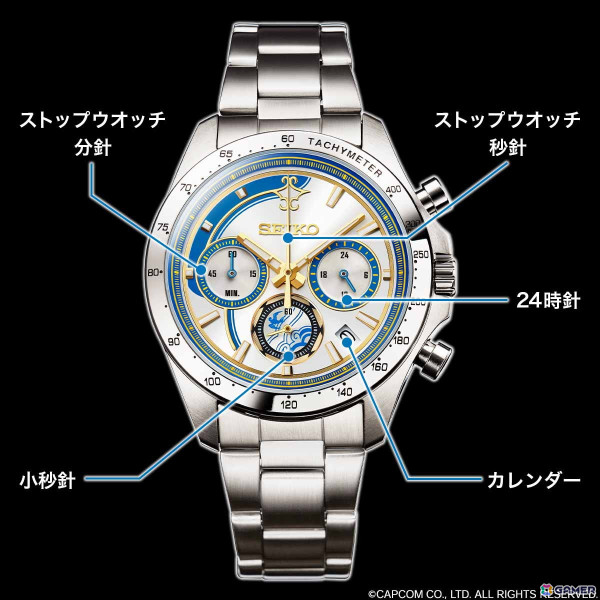 「ストリートファイター6」とセイコーのコラボウオッチが販売開始！限定数2000点で春麗とキャミィ、ジュリをイメージした全3モデルがラインナップの画像5