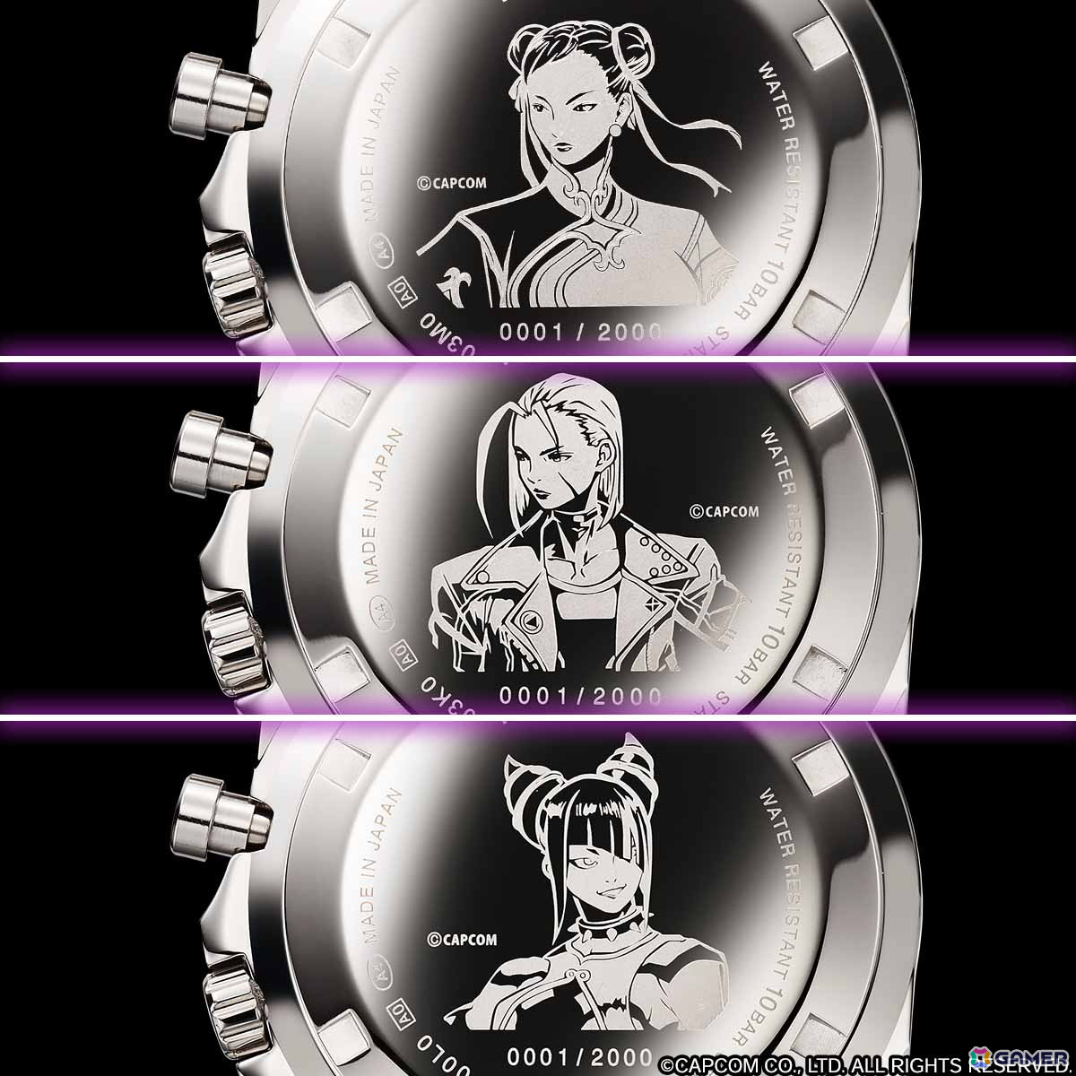 ストリートファイター6」とセイコーのコラボウオッチが販売開始！限定