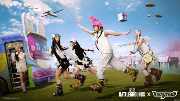 「PUBG」「PUBG MOBILE」にて「NewJeans」とのコラボが順次開始！ティザー映像＆画像も公開の画像1
