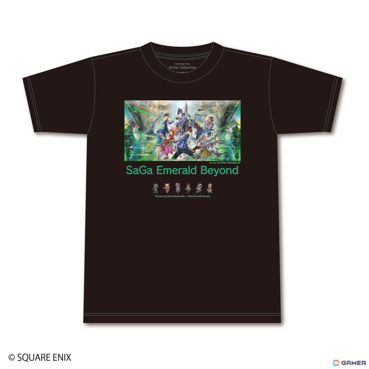 「ロマンシング サガ リ・ユニバース」と「サガ エメラルド ビヨンド」のアートTシャツが8月10日に発売！の画像3