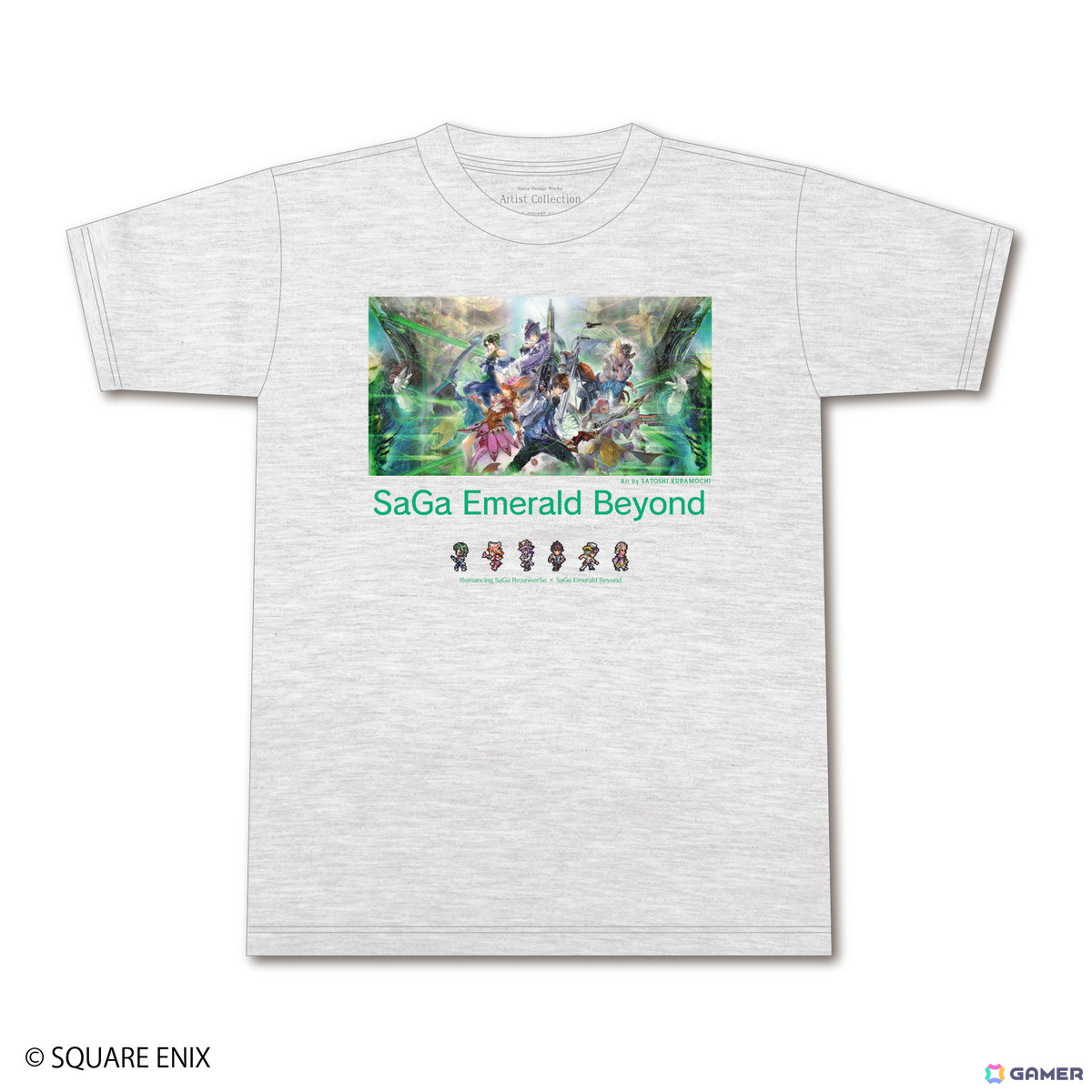 「ロマンシング サガ リ・ユニバース」と「サガ エメラルド ビヨンド」のアートTシャツが8月10日に発売！の画像4