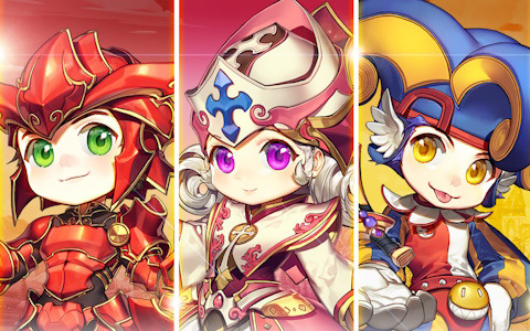 「シールM ノスタルジア」サービス開始時から実装される騎士や聖職者など5つの1次職業が公開！