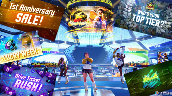 「スト6」にて「1st Anniversary」ファイティングパスが配信中!初のゲーム内SHOPセールなど1周年記念イベントも盛りだくさんの画像