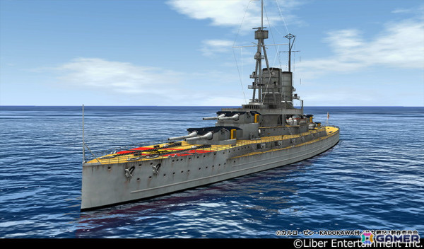 戦艦「バイエルン（帝国）」~左：艦艇スクリーンショット、右：イラスト