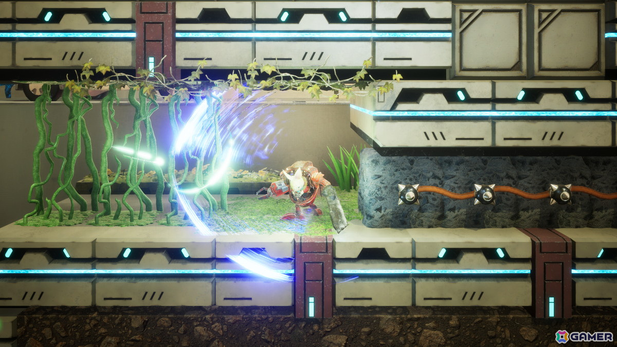 ウサギとロボが主人公の2.5Dサイドスクロールアクション「Rusty Rabbit」プレイレポート＆インタビュー！「兎」と書いて「ヒト」と読む異色の世界観の画像4