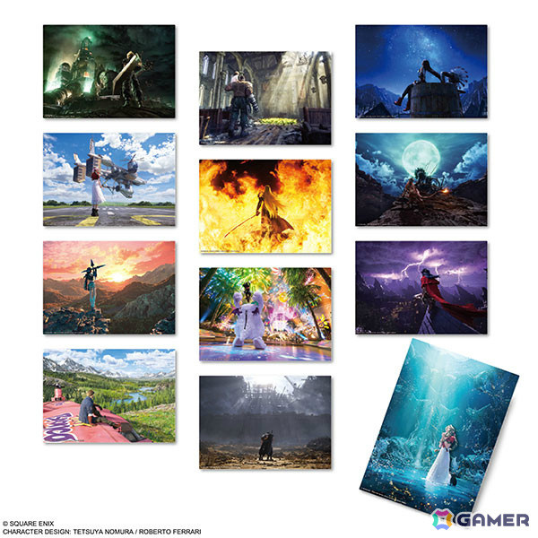 「FFVII リバース」「FF ピクセルリマスター」の新グッズが登場！クラウドたちがデザインされたTシャツやドットデザインのルームライトなどの画像1