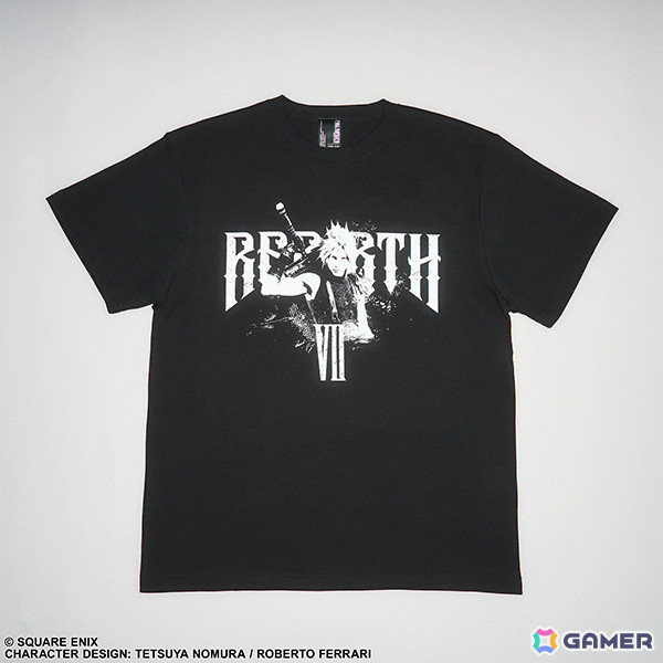 「FFVII リバース」「FF ピクセルリマスター」の新グッズが登場！クラウドたちがデザインされたTシャツやドットデザインのルームライトなどの画像2
