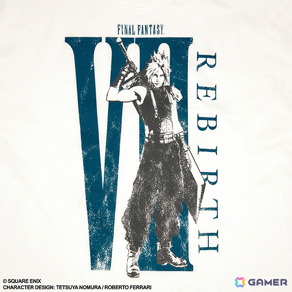 「FFVII リバース」「FF ピクセルリマスター」の新グッズが登場！クラウドたちがデザインされたTシャツやドットデザインのルームライトなどの画像12