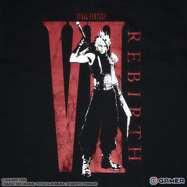 「FFVII リバース」「FF ピクセルリマスター」の新グッズが登場！クラウドたちがデザインされたTシャツやドットデザインのルームライトなどの画像14