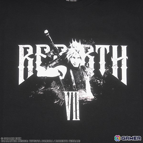 「FFVII リバース」「FF ピクセルリマスター」の新グッズが登場！クラウドたちがデザインされたTシャツやドットデザインのルームライトなどの画像3