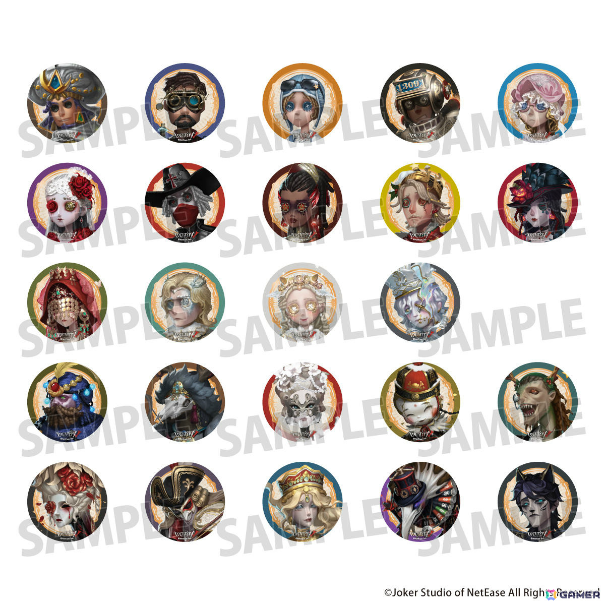 高評価なギフト 第五人格 庭師 うまし まめっとフレンズ ピンズ・ピンバッジ・缶バッジ