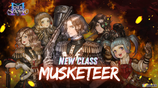 「Tree of Savior M」シーズンサーバー「ルタ」がオープン！火器を扱う新たなクラス系統「マスケティア」も登場の画像3
