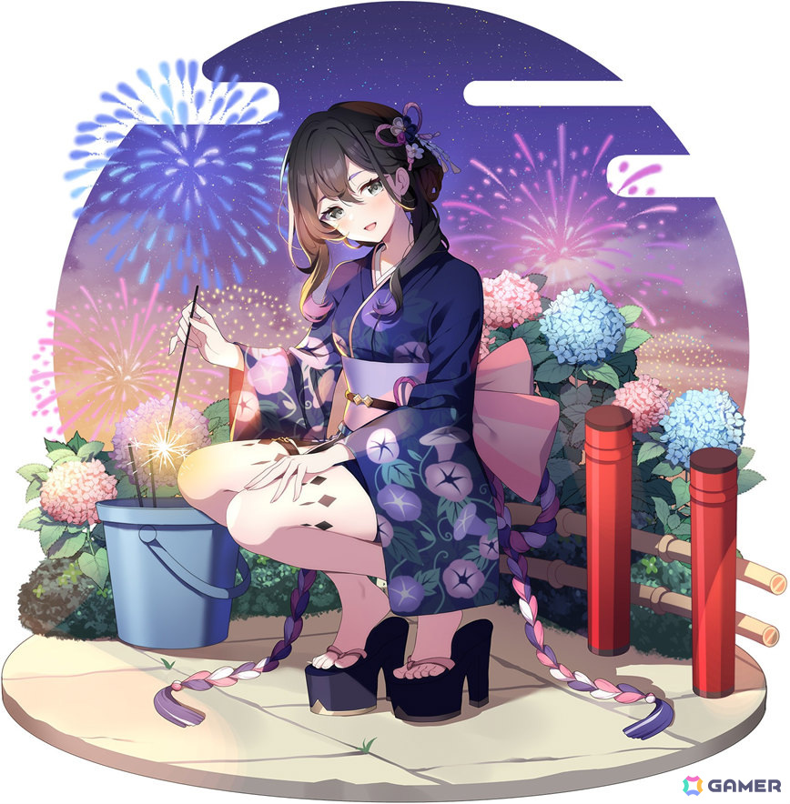 「エバーソウル」新規精霊・アキ(CV:本渡楓)が登場!リンジー、クロエの浴衣コスチュームを獲得可能な日本サービス先行イベントもの画像