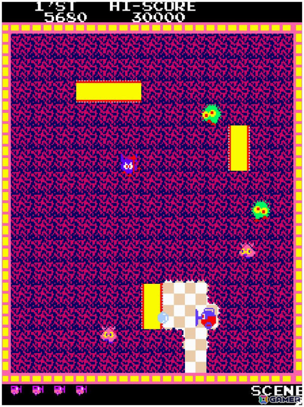 掃除機となって“バイキン”を吸い込んでいくアクションゲーム「アーケードアーカイブス ワイピング」がPS4/Switchで6月6日に配信！の画像3