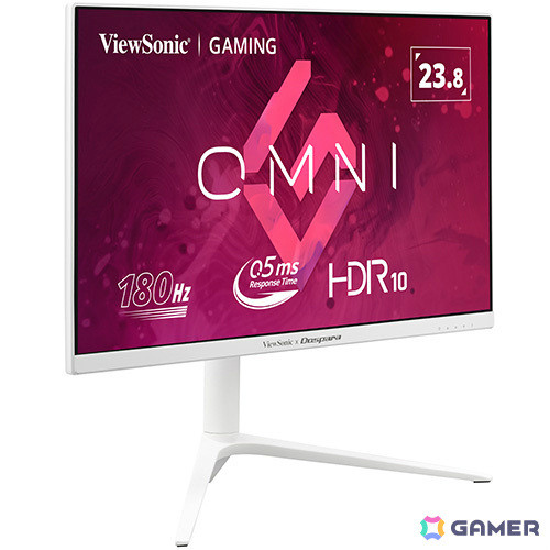 180Hzの垂直リフレッシュレート、応答速度MPRT0.5msを実現した23.8型ホワイトゲーミングモニター「VX2428J-W-7」がドスパラ専売で発売!の画像