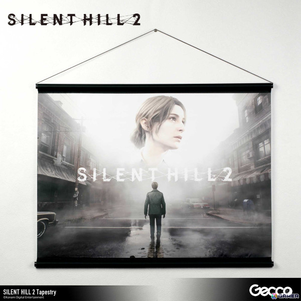 「SILENT HILL」キービジュアルや描き下ろしアートを使用したB2サイズタペストリー5種が予約受付中！の画像1