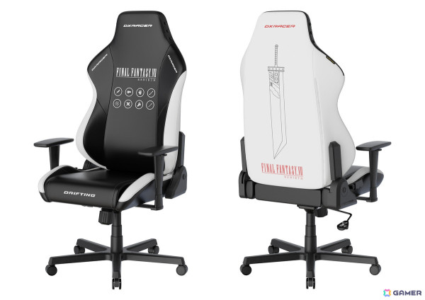 DXRacerより「FFVII リバース」との限定コラボゲーミングチェアが発売！パーティーメンバーのジョブアイコンがプリントの画像5