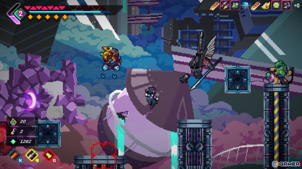 ポップな色彩の横スクロールローグライクACT「Elsie」が日本語に対応決定！PS5/Switch/PCで2024年にリリース予定の画像