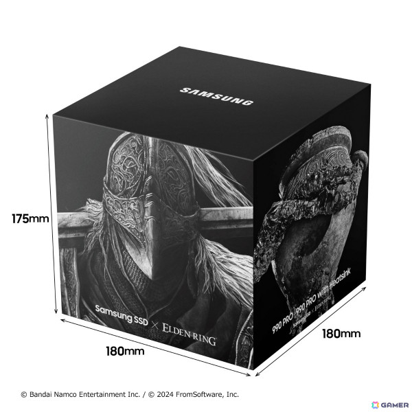 SamsungのSSD「990 PRO ヒートシンクモデル」「990 PRO」と「ELDEN RING」コラボ収納ボックスのセットが数量限定で発売！の画像3