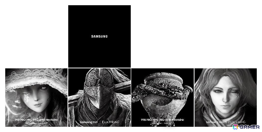 「ELDEN RING」コラボ収納ボックス(外箱)展開図イメージ ※底面は無地となります。