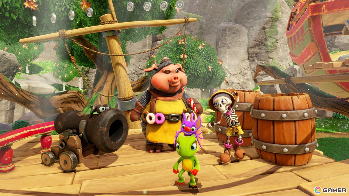 「バンジョーとカズーイの大冒険」「スーパードンキーコング」を手掛けたチームによる「Yooka-Laylee」の決定版「Yooka-Replaylee」が発表！の画像6