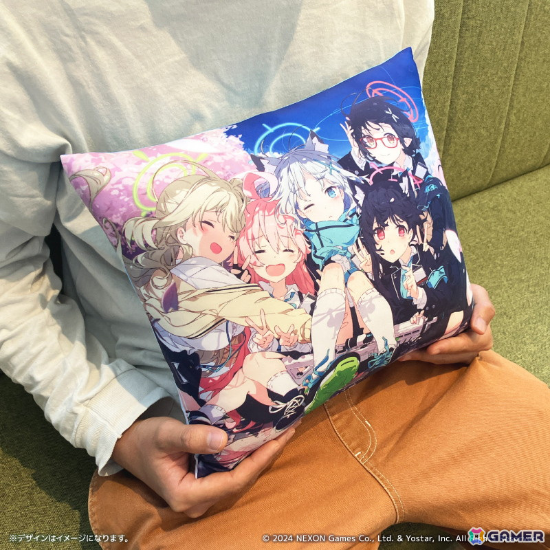 ブルアカ」Tカードの券面イラストを使用したグッズが登場！クッション