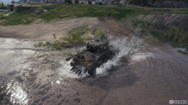「World of Tanks」ノルマンディー上陸作戦から80周年にちなんだ特別モードが実装―M4A3E8シャーマン戦車やシャーマンクラブ地雷除去戦車が登場の画像