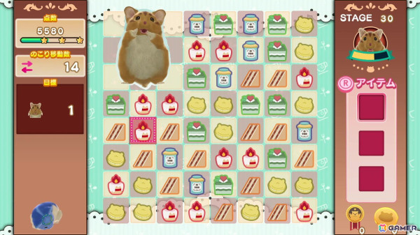 「はむぱふぇ ハムスターのスイーツパズル」お店のお手伝いをする「パズルゲーム」や「おきがえ」「もようがえ」などを紹介するPVが公開！の画像