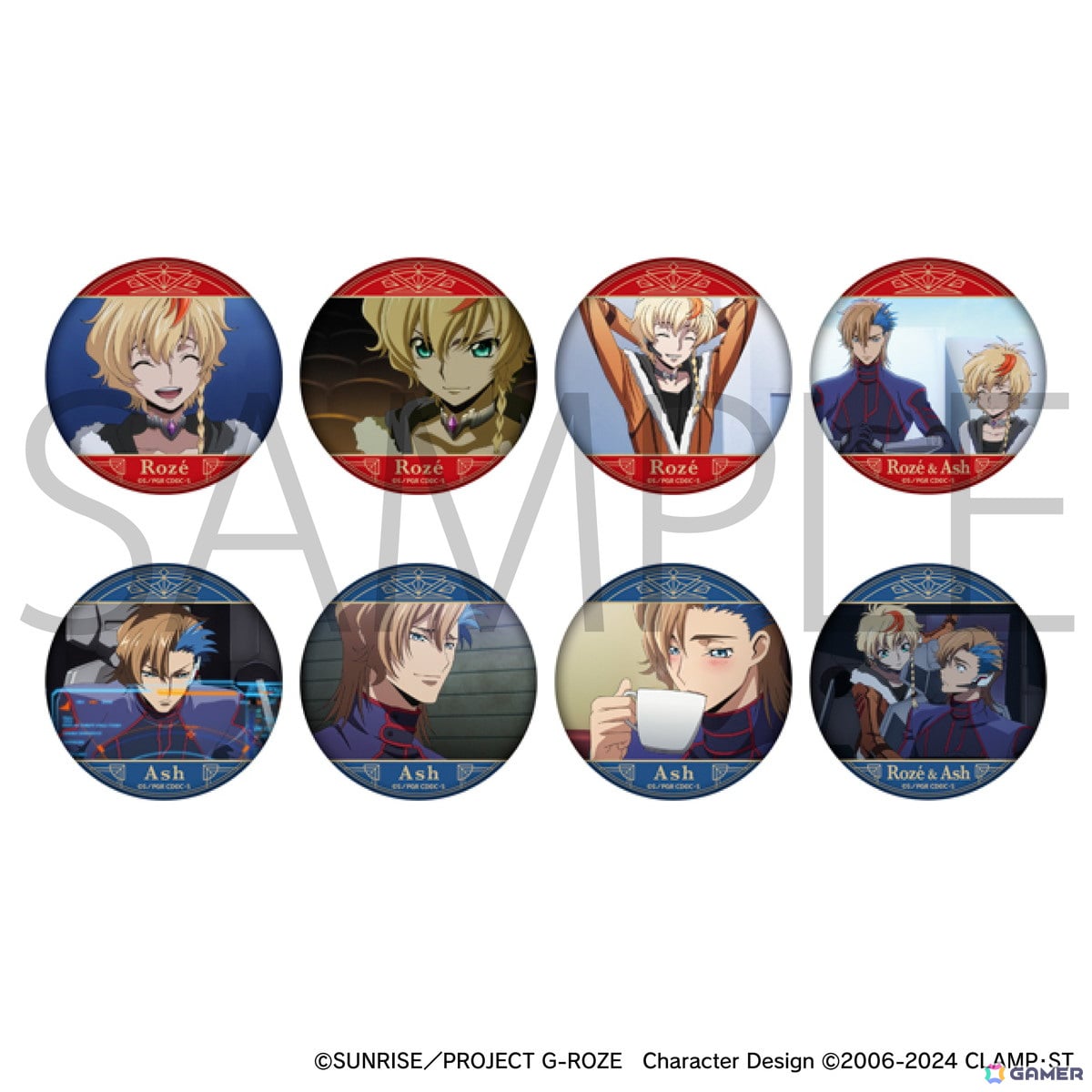 「コードギアス 奪還のロゼ」「コードギアス 反逆のルルーシュ」の描き下ろしイラストを使用したグッズが登場!の画像