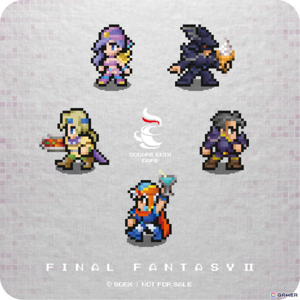 「FF ピクセルリマスター」×SQUARE ENIX CAFE TOKYOの初コラボが6月22日より実施！キュービックメモリーなどのグッズも登場の画像