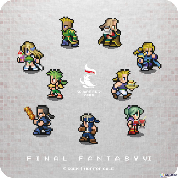 「FF ピクセルリマスター」×SQUARE ENIX CAFE TOKYOの初コラボが6月22日より実施！キュービックメモリーなどのグッズも登場の画像