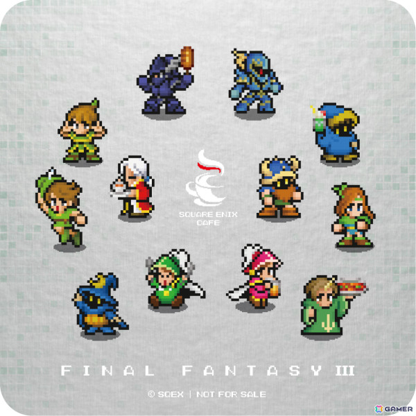「FF ピクセルリマスター」×SQUARE ENIX CAFE TOKYOの初コラボが6月22日より実施！キュービックメモリーなどのグッズも登場の画像