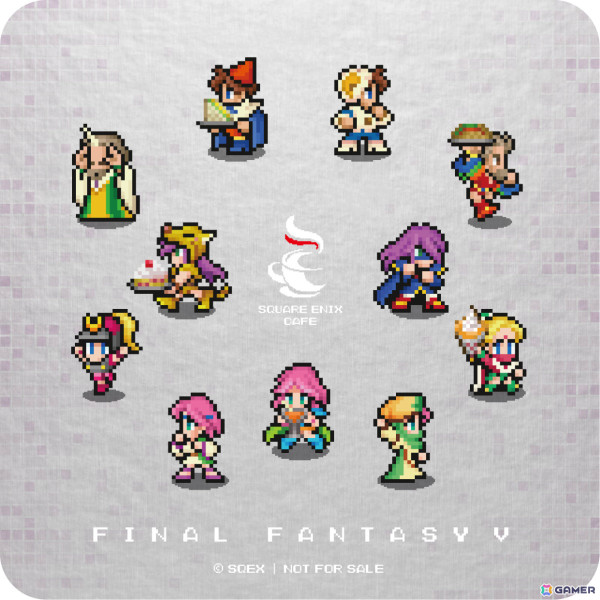 スクエニカフェ　ファイナルファンタジー　ピクセルリマスター　特典　アクスタ　全種 ファイナルファンタジー ピクセルリマスター アクリルスタンド コンプ