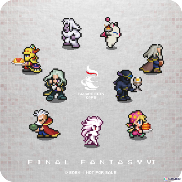 「FF ピクセルリマスター」×SQUARE ENIX CAFE TOKYOの初コラボが6月22日より実施！キュービックメモリーなどのグッズも登場の画像