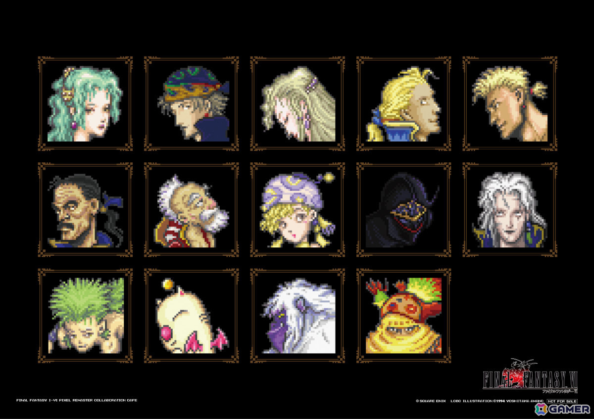 「FF ピクセルリマスター」×SQUARE ENIX CAFE TOKYOの初コラボが6月22日より実施！キュービックメモリーなどのグッズも登場の画像10