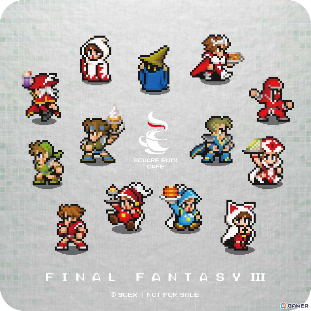 「FF ピクセルリマスター」×SQUARE ENIX CAFE TOKYOの初コラボが6月22日より実施！キュービックメモリーなどのグッズも登場の画像19