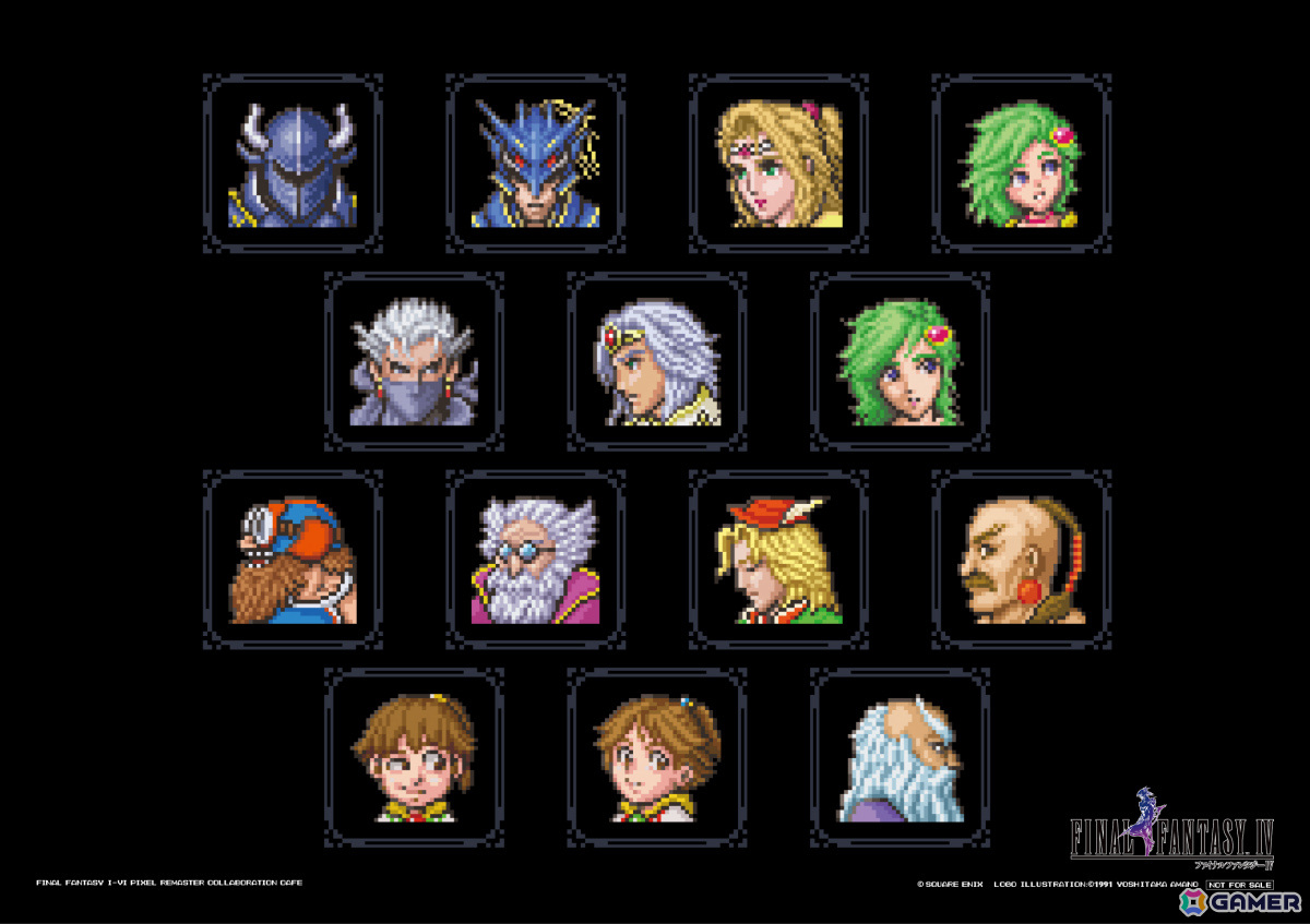 FF ピクセルリマスター」×SQUARE ENIX CAFE TOKYOの初コラボが6