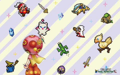 「FF ピクセルリマスター」×SQUARE ENIX CAFE TOKYOの初コラボが6月22日より実施！キュービックメモリーなどのグッズも登場