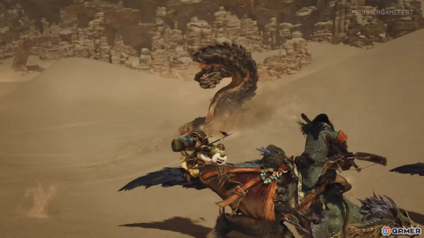 「モンスターハンターワイルズ」新モンスター・バーラハーラの姿も確認できる新映像が公開！クロスプレイへの対応も発表の画像