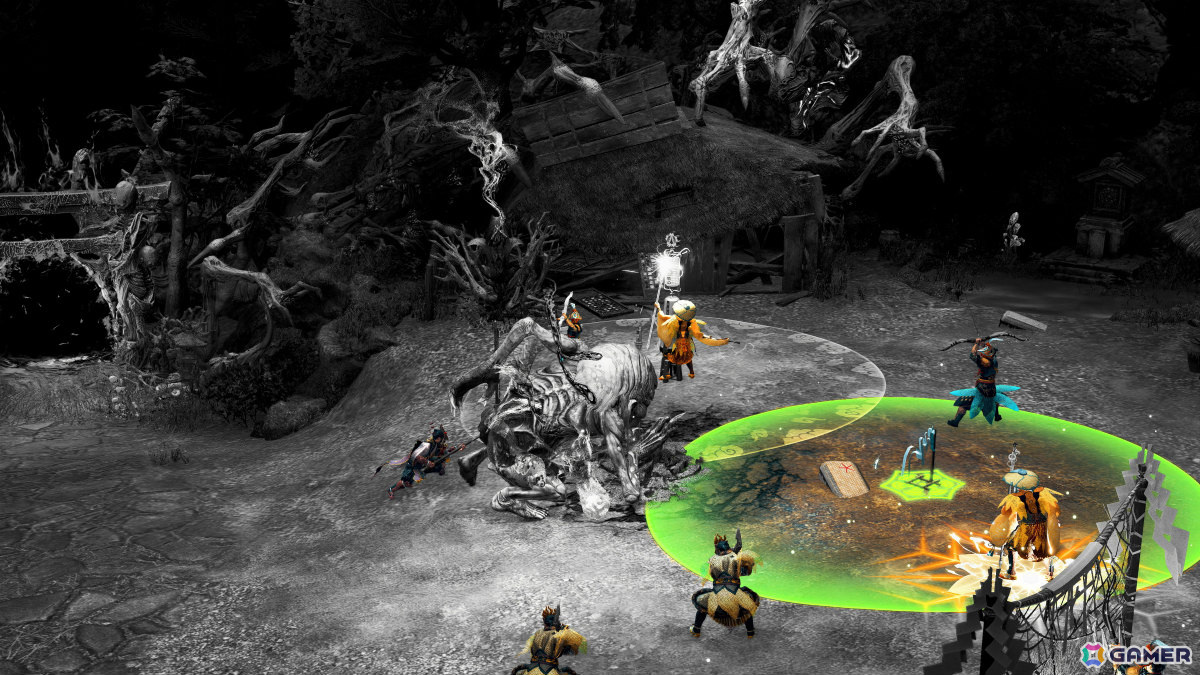 村人の配置や職業は戦闘中リアルタイムに変更することができる