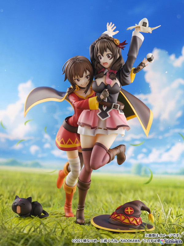 TVアニメ「この素晴らしい世界に爆焔を！」めぐみん＆ゆんゆんの1/7スケールフィギュアが登場！の画像1