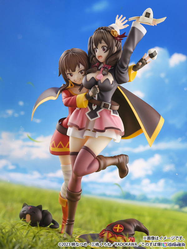TVアニメ「この素晴らしい世界に爆焔を！」めぐみん＆ゆんゆんの1/7スケールフィギュアが登場！の画像2