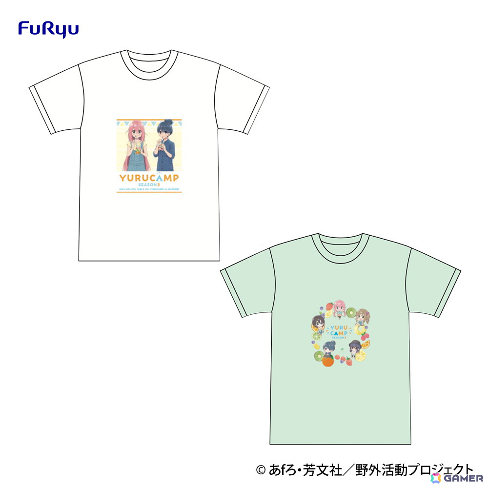 C賞：Tシャツ（選べる全2種／ 着丈：約70cm 身幅：約52cm 袖丈：約21cm） ※いずれか1つになります。