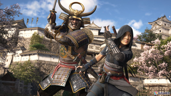 「アサシン クリード シャドウズ」のゲームプレイ映像が公開！日本語吹替では藤林奈緒江を島袋美由利さん、弥助を帆世雄一さんが担当の画像