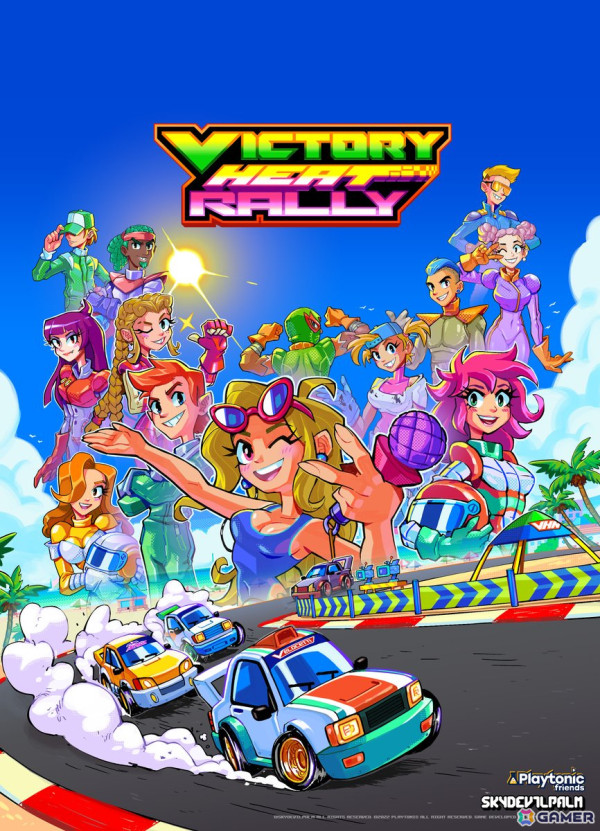 2Dのスピード感と3Dレーシングのドリフト感を両立した2.5Dハイスピードカーレース「Victory Heat Rally」が2024年冬に配信！の画像1