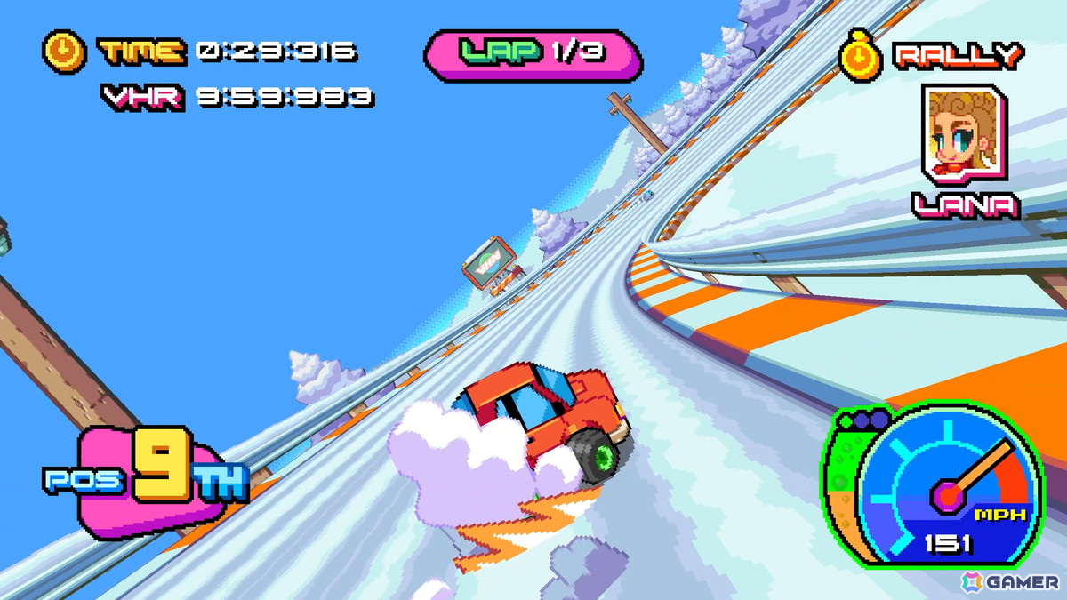 2Dのスピード感と3Dレーシングのドリフト感を両立した2.5Dハイスピードカーレース「Victory Heat Rally」が2024年冬に配信！の画像4