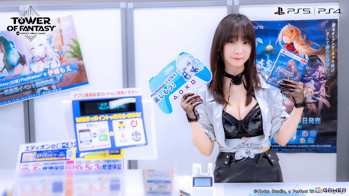 「タワーオブファンタジー」PS5パッケージ版のリリース記念イベントが6月8日にエディオン横浜西口本店で開催！伊織もえさんが一日店長として登場の画像