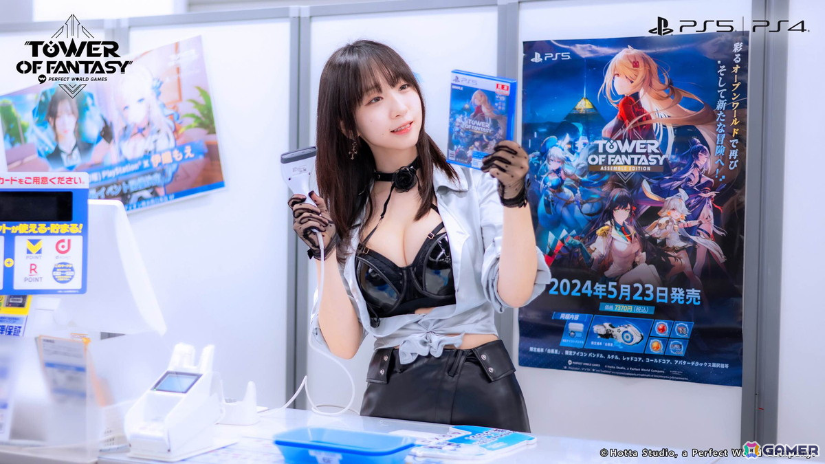 「タワーオブファンタジー」PS5パッケージ版のリリース記念イベントが6月8日にエディオン横浜西口本店で開催！伊織もえさんが一日店長として登場の画像