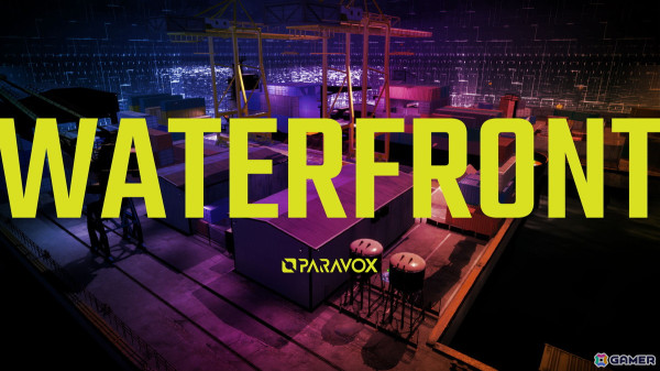「PARAVOX」カラフルなコンテナが乱立する港湾と海で構成された新マップ「WATERFRONT」が追加！の画像1